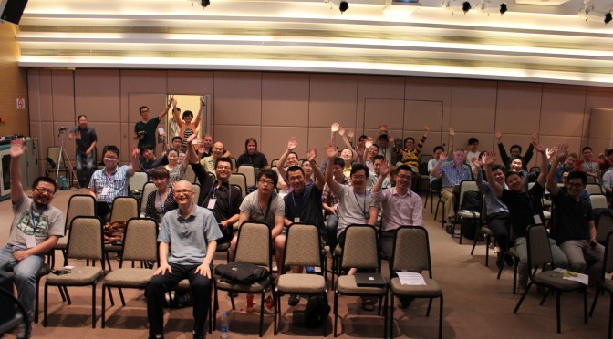 Audience at the first JoomlaDay in China