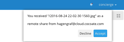 Nextcloud - Notification