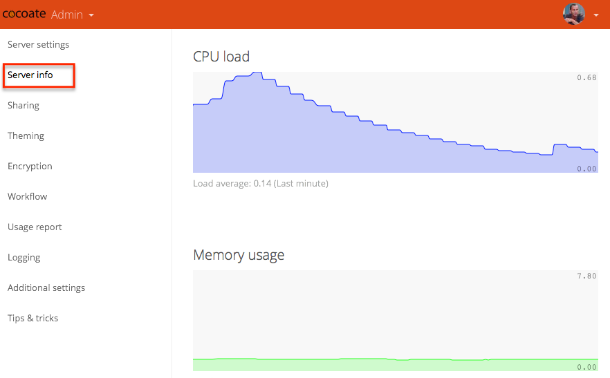 Nextcloud - Server Info